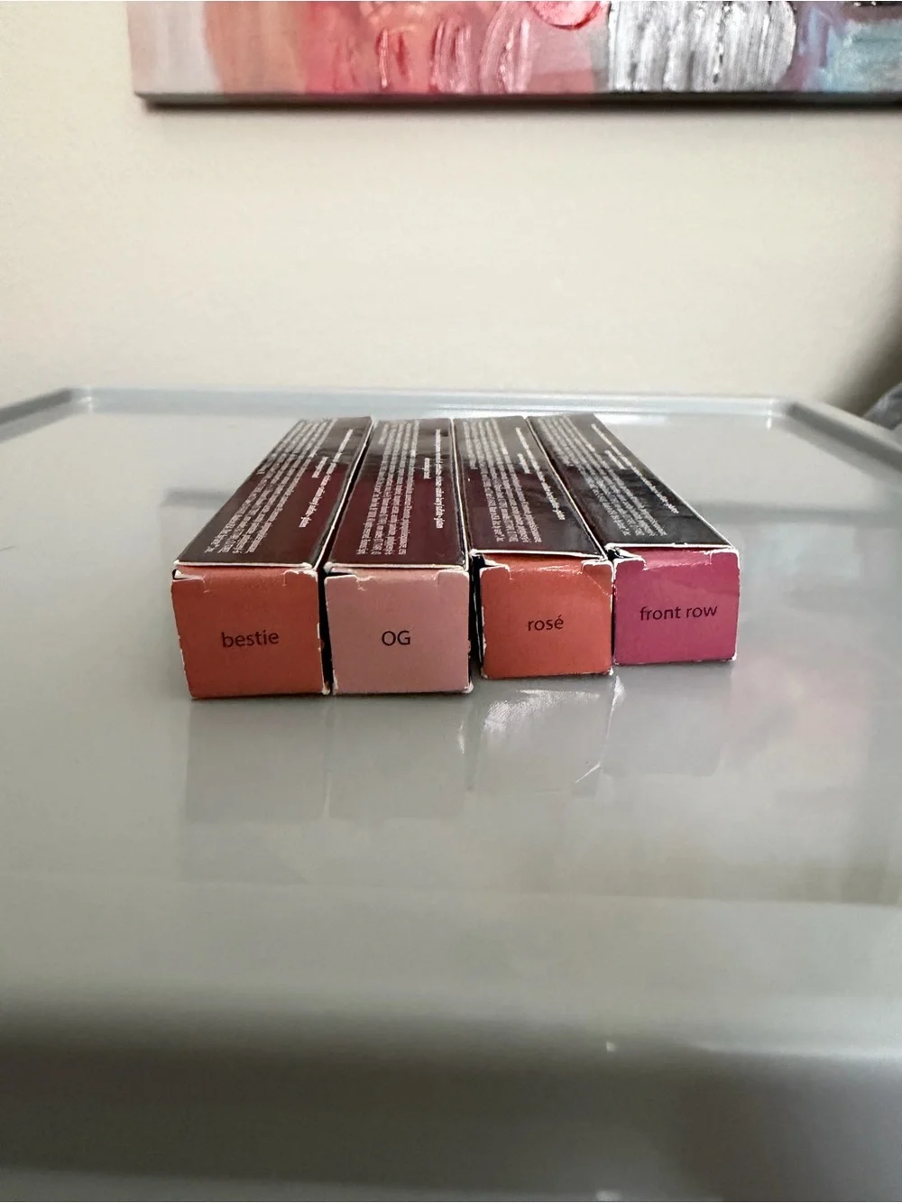 Tarte Tarteist Quick Dry Matte Lip Paint Lot of 4 Bestie OG Rosé Front Row NIB